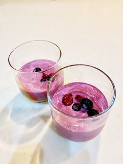 簡単ヘルシー美味しいベリースムージー-レシピのメイン写真