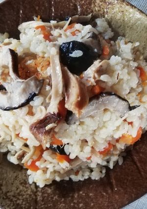 貴女風味で秋よこーい→キノコ炊き込みご飯-レシピのメイン写真