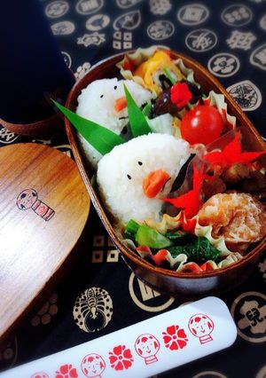 ＊超簡単キャラ弁＊変顔弁-レシピのメイン写真