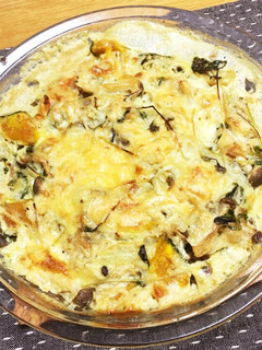 低カロリー低糖質の秋鮭グラタン-レシピのメイン写真