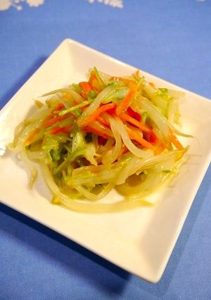 レンジで簡単！もやし豆苗チーズ-レシピのメイン写真