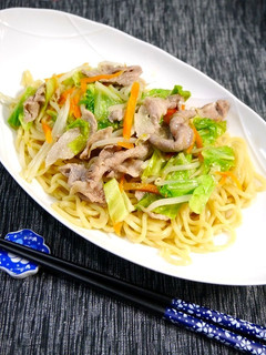 簡単!汁なし☆焼きラーメン-レシピのメイン写真
