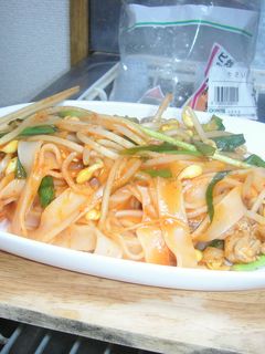 チリソースでパッタイ-レシピのメイン写真