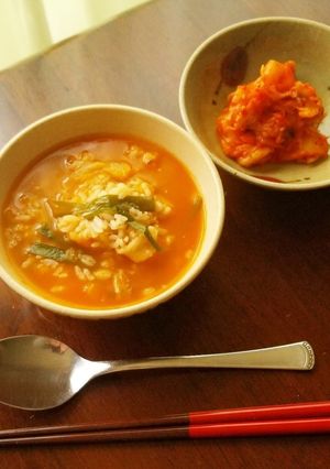 簡単本格韓国料理♪豚肉のキムチクッパ風-レシピのメイン写真