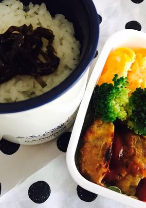 ハンバーグ弁当②-レシピのメイン写真