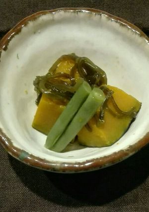 減塩　南瓜の塩昆布煮-レシピのメイン写真