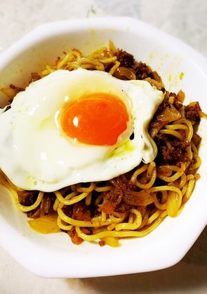 懐かしのカレー焼きそば-レシピのメイン写真