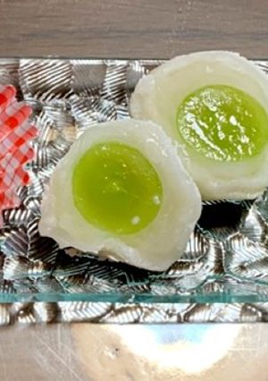 白玉粉で丸ごと♡ぶどう大福-レシピのメイン写真