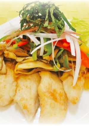 野菜たっぷり鶏むね肉の辛味だれ-レシピのメイン写真