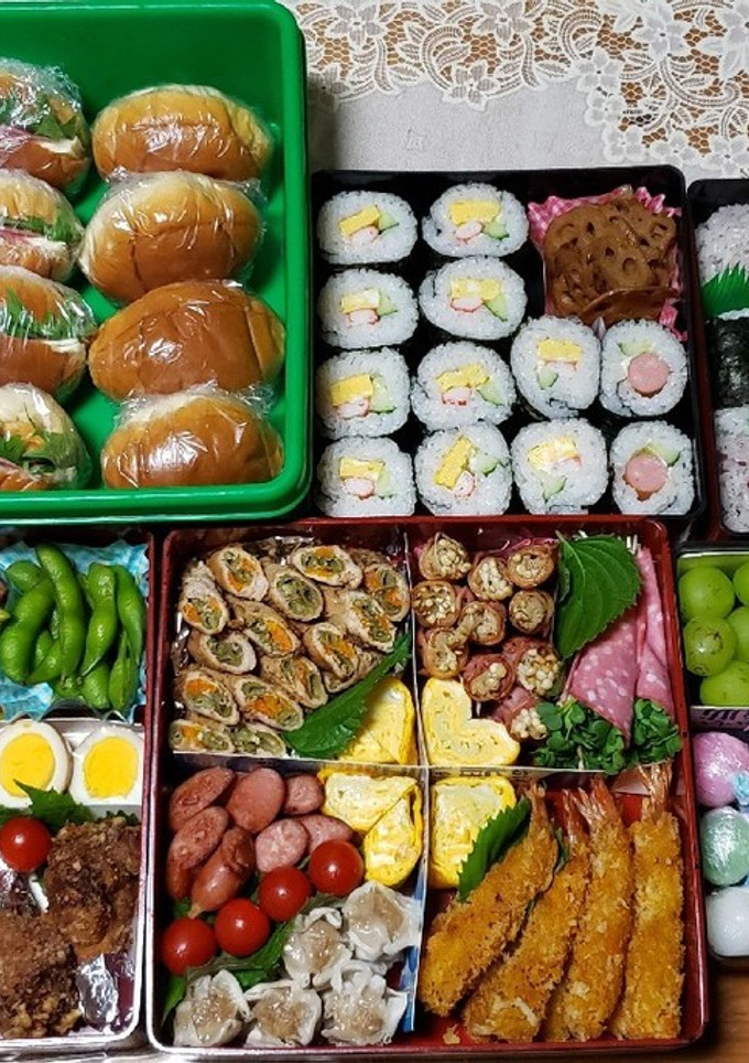 中学校運動会お弁当♡2019.9月大人数-レシピのメイン写真