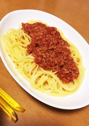 レンジで簡単ミートソース-レシピのメイン写真