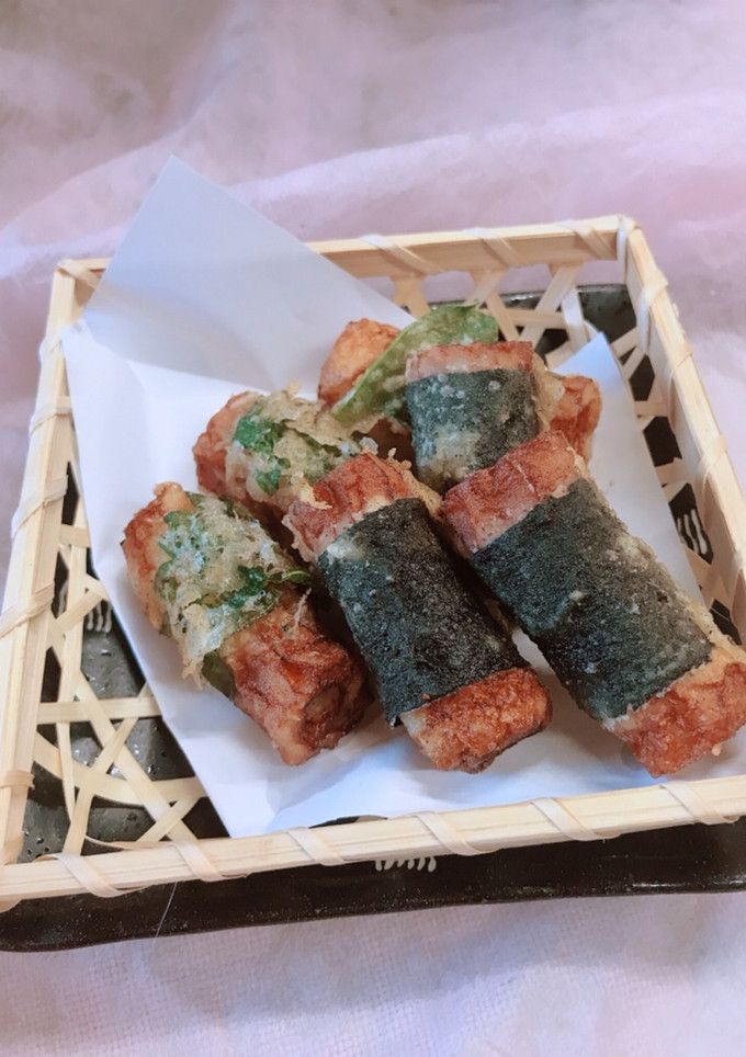 ちくわの大葉巻きと海苔巻き揚げ-レシピのメイン写真