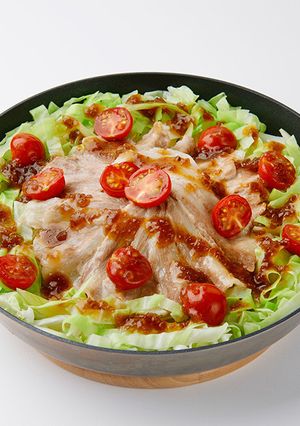 キャベツと豚肉のフライパン蒸し-レシピのメイン写真