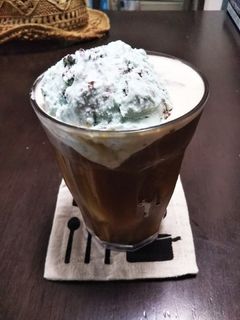 チョコミント珈琲フロート-レシピのメイン写真