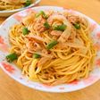 茹でる〜完成まで8分☆ツナの和風パスタ