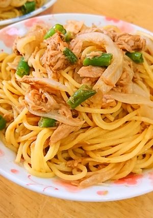 茹でる〜完成まで８分☆ツナの和風パスタ-レシピのメイン写真