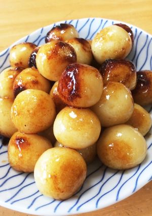お月見団子 甘辛醤油焼き-レシピのメイン写真