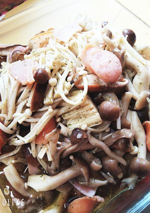5分ですぐデキ!キノコのハーブマリネ-レシピのメイン写真