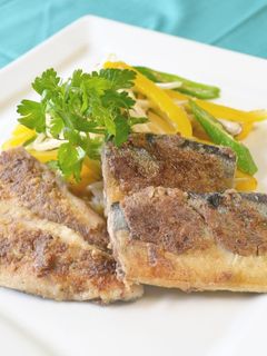 秋刀魚の粒マスタード焼き♪-レシピのメイン写真