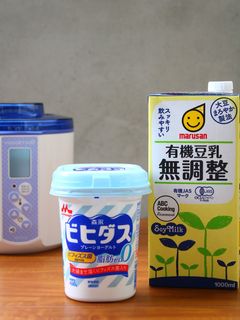 ビヒダス脂肪0と豆乳で簡単!ヨーグルト-レシピのメイン写真