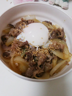 レンジで簡単☆玉ねぎたっぷり牛丼-レシピのメイン写真