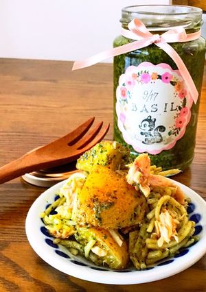 余ったジェノベーゼパスタで♪ポテトサラダ-レシピのメイン写真