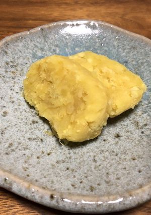 サツマイモとリンゴで卵焼風卵アレルギー用-レシピのメイン写真