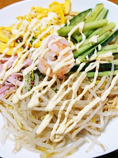 私の豪華版冷やし中華-レシピのメイン写真