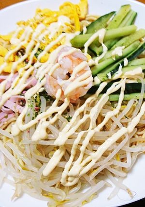 私の豪華版冷やし中華-レシピのメイン写真