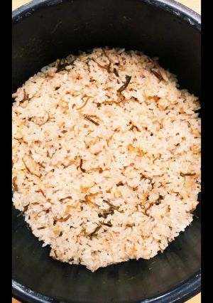 塩昆布めし 簡単 炊飯器-レシピのメイン写真