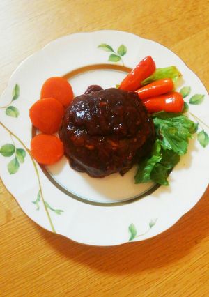 絶品☆パン粉のかわりに高野豆腐ハンバーグ-レシピのメイン写真