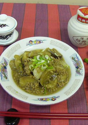 茄子とひき肉の炒め煮あんかけ☆肉未炒茄子-レシピのメイン写真