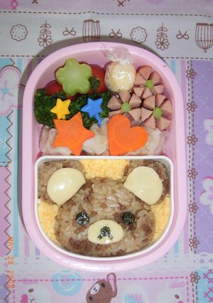 キャラ弁☆そぼろっクマ-レシピのメイン写真