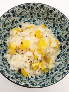 【病院】さつまいもごはん【給食】-レシピのメイン写真