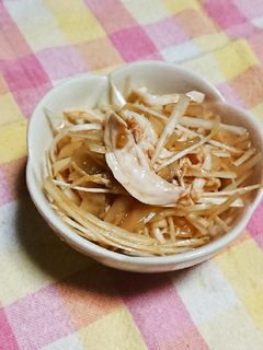 つまみに最高!鶏ササミのザーサイ和え-レシピのメイン写真