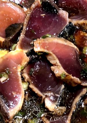 鰹のタタキ・和風バルサミコ酢和え-レシピのメイン写真