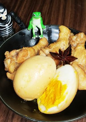手羽元と卵の甘辛八角煮-レシピのメイン写真