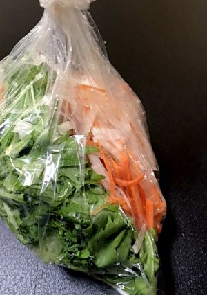 サラダ野菜の冷やし方-レシピのメイン写真