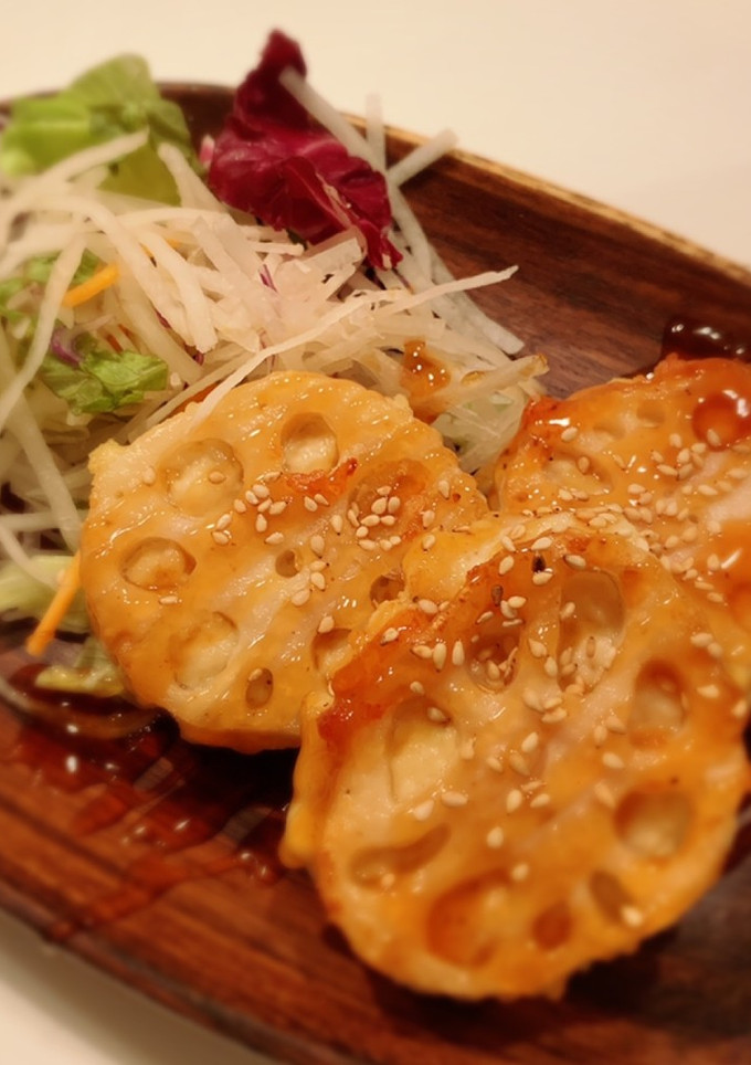 お弁当にも♡鶏肉とれんこんの挟み焼き-レシピのメイン写真