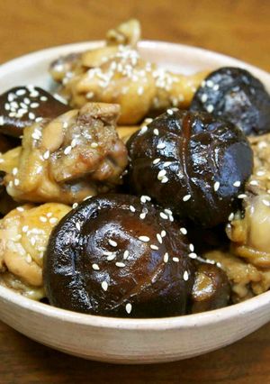 鶏手羽と椎茸のうま煮-レシピのメイン写真