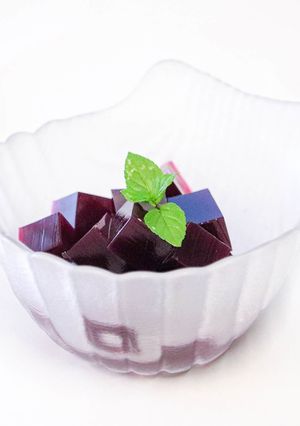 ぶどう寒天-レシピのメイン写真