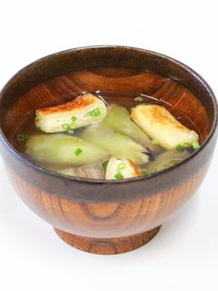 焼きなすのみそ汁-レシピのメイン写真