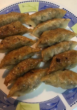 粗挽き豚ひき肉のシャキッと蓮根餃子-レシピのメイン写真