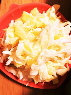 たくあんとチーズのキャベツサラダ-レシピのメイン写真
