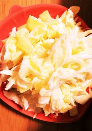 たくあんとチーズのキャベツサラダ-レシピのメイン写真