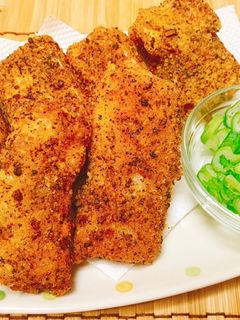 サーモンハラスゆかりフライ【味付け不要】-レシピのメイン写真
