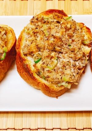 鯖マヨゆかりトースト【ふりかけ】-レシピのメイン写真