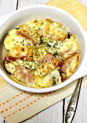 茄子とミートローフのマヨチーズ焼き-レシピのメイン写真