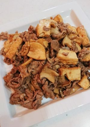 豚肉と厚揚げの蒲焼きタレ炒め-レシピのメイン写真