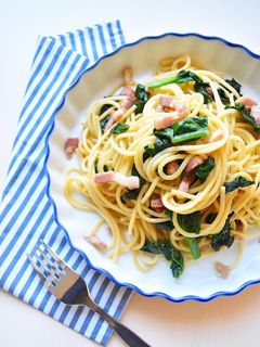 ほうれん草の和風パスタ-レシピのメイン写真